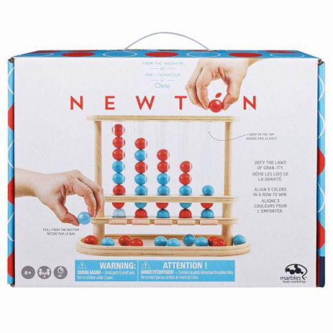 Joc Marbles Newton 5 In Linie Din Lemn - imagine 7